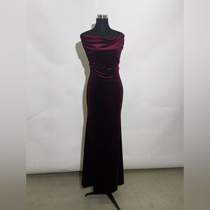 Velvet Gown XXL NWT Backless Formal Dress